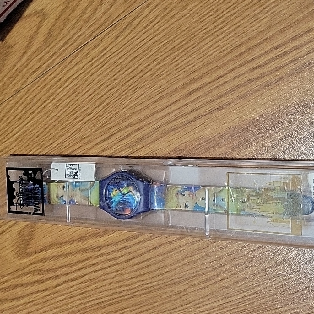 Vintage Disney Time Works Tinkerbell watch